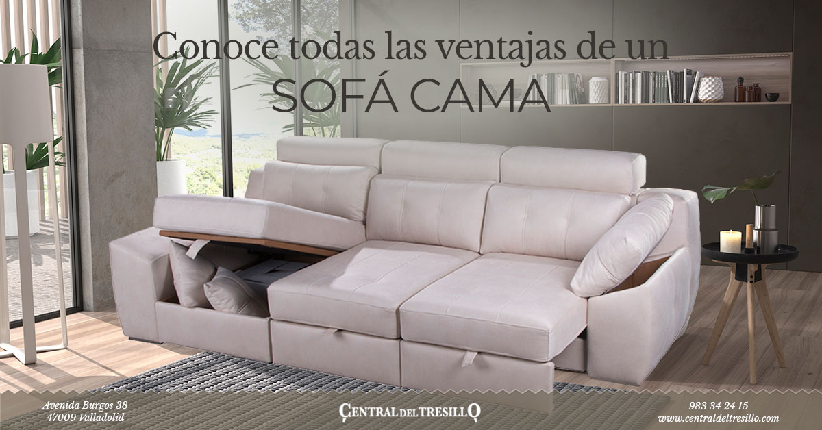 Ventajas del sofá cama en el salón - Central del Tresillo