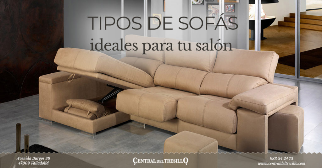 Tipos de sofás para tu salón - Central del Tresillo