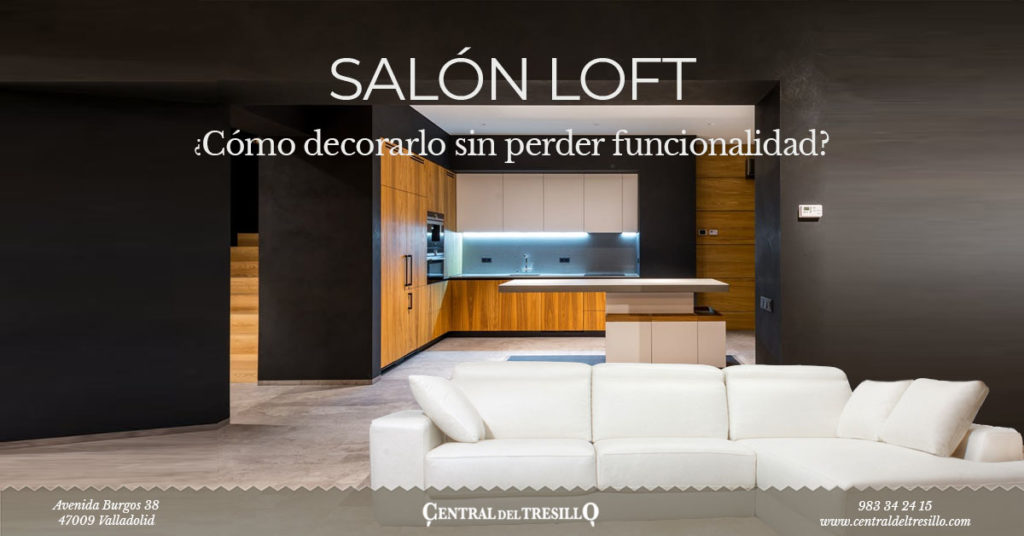 integrar cocina y salón loft