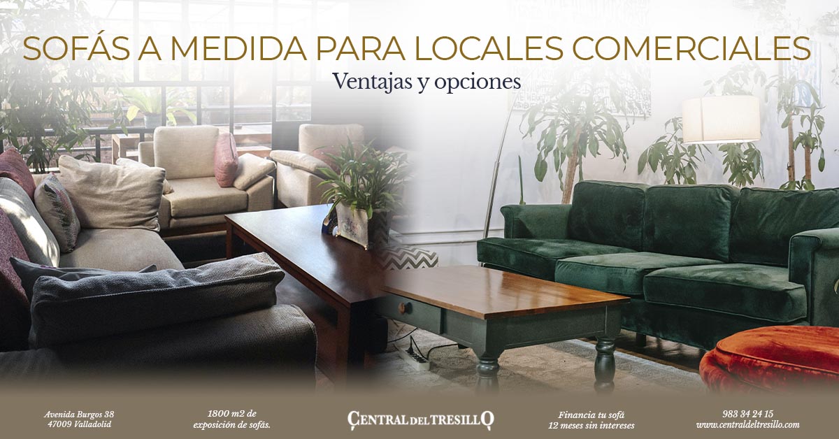 sofás a medida para locales comerciales