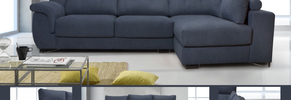 Sofá con chaise longue